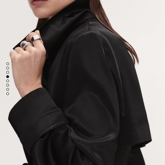 Mango Selection Collection satin trench coat - Picture 4 of 4